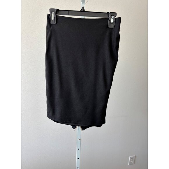 Mini Skirt Small BodyCon Gold Zip Adjustable Slit Streetwear Minimalist Preppy - Picture 13 of 15